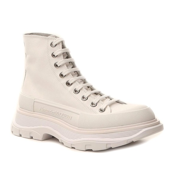 Alexander McQueen Tread Slick High-Top Sneaker Size 38.5 - Picture 1 of 12